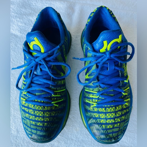 Nike Kids KD 8 GS 'Hyper Cobalt' Athletic Sneakers - Picture 10 of 13
